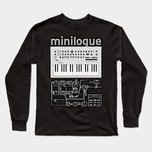 Minilogue White Long Sleeve T-Shirt